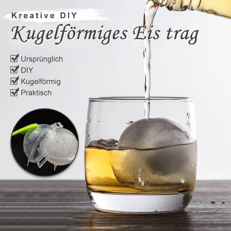 Kreative kugelförmige Eisschale, 4 oder 8 Stück