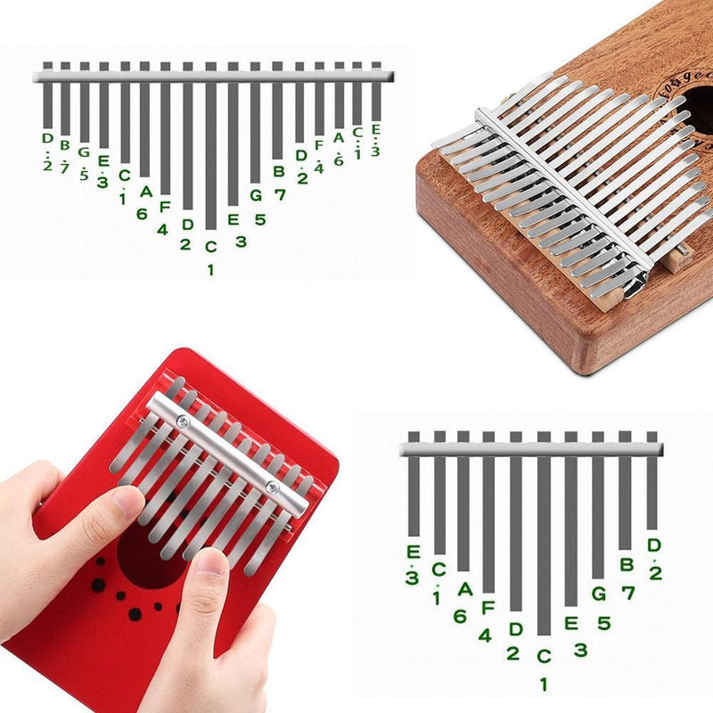 Kalimba Daumenklavier Thumb Piano, 10 oder 17 Schlüssel