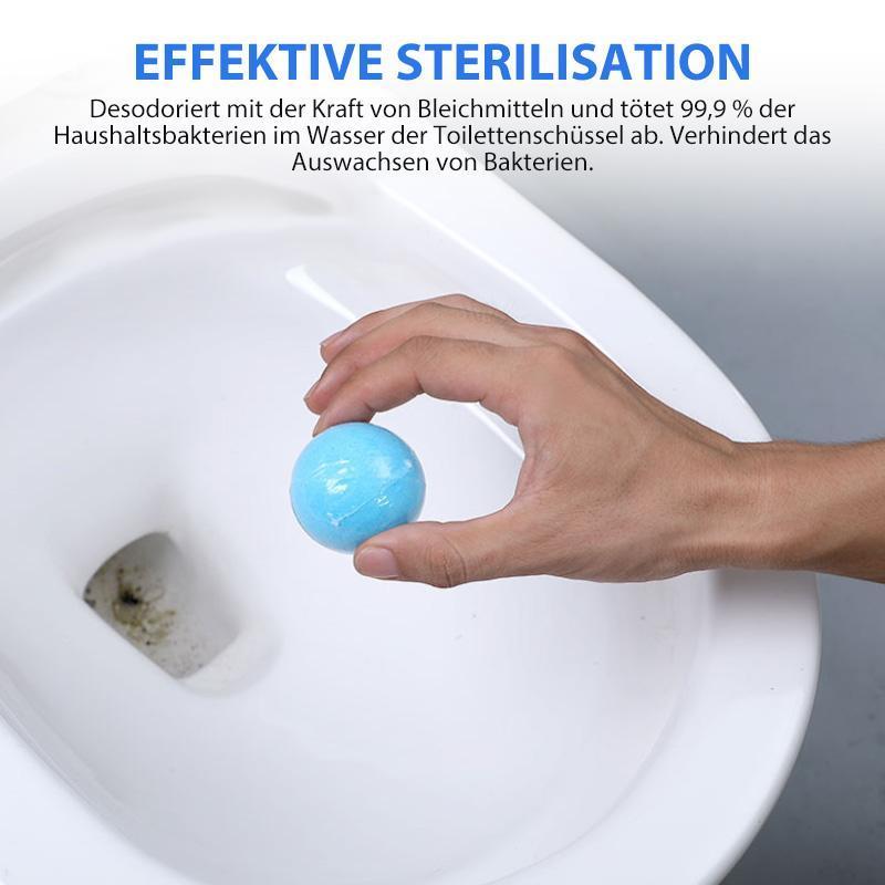 Toilettenbombe Seifenblasenbleiche, 4 Stück