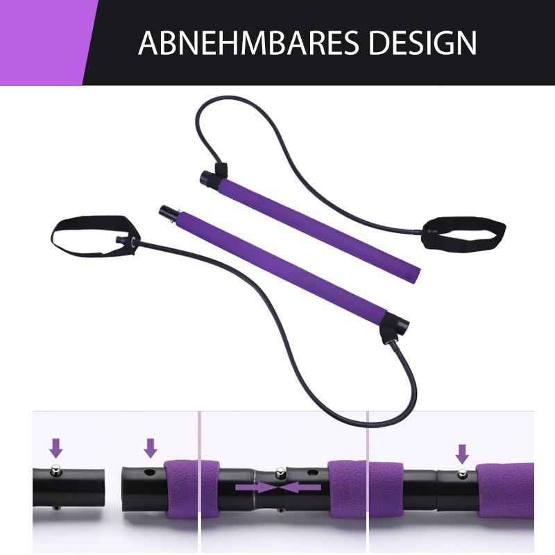 Tragbares Pilates Bar Kit