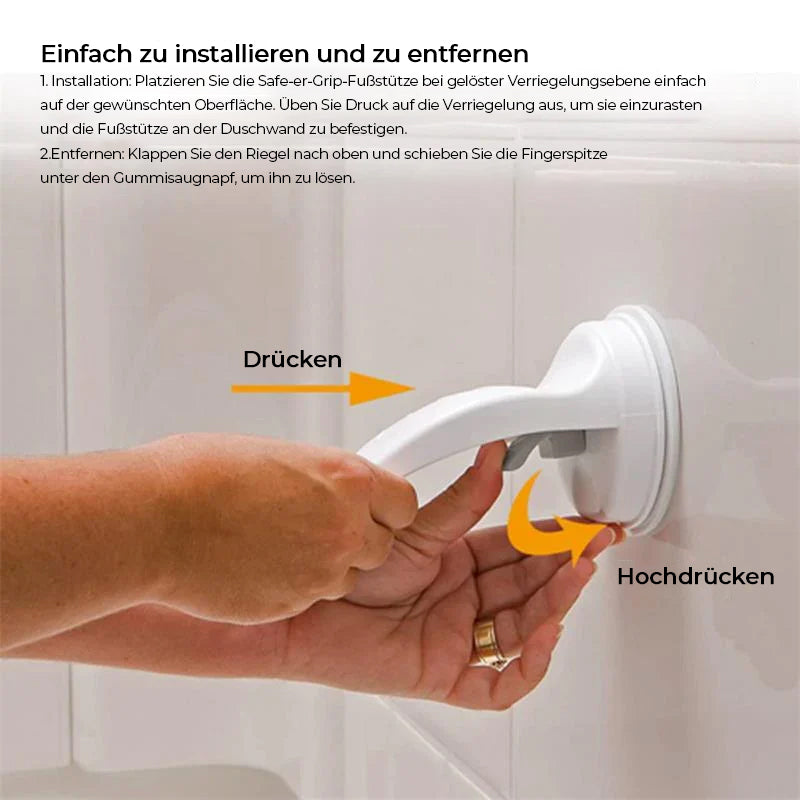 Fußstützenständer für die Dusche