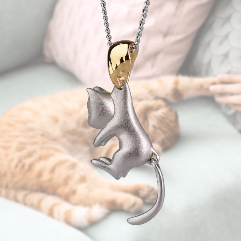 Lustige Katzen Halskette