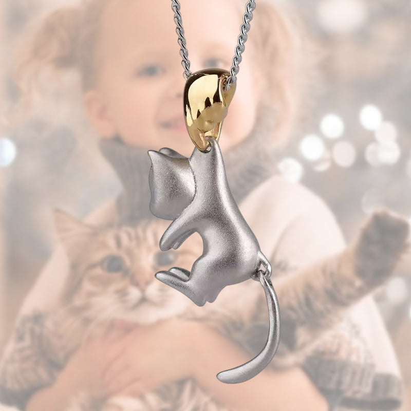 Lustige Katzen Halskette
